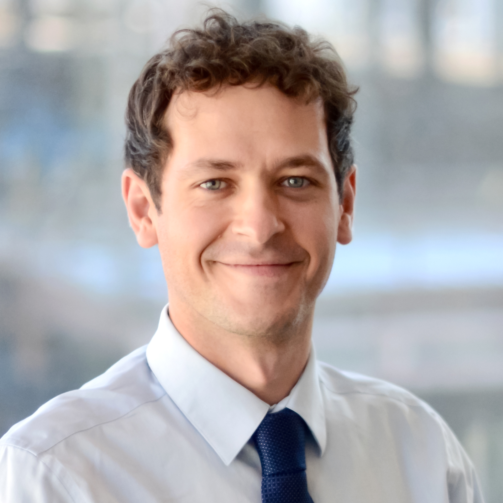 Smiling man portrait