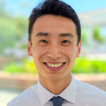 Smiling man portrait.