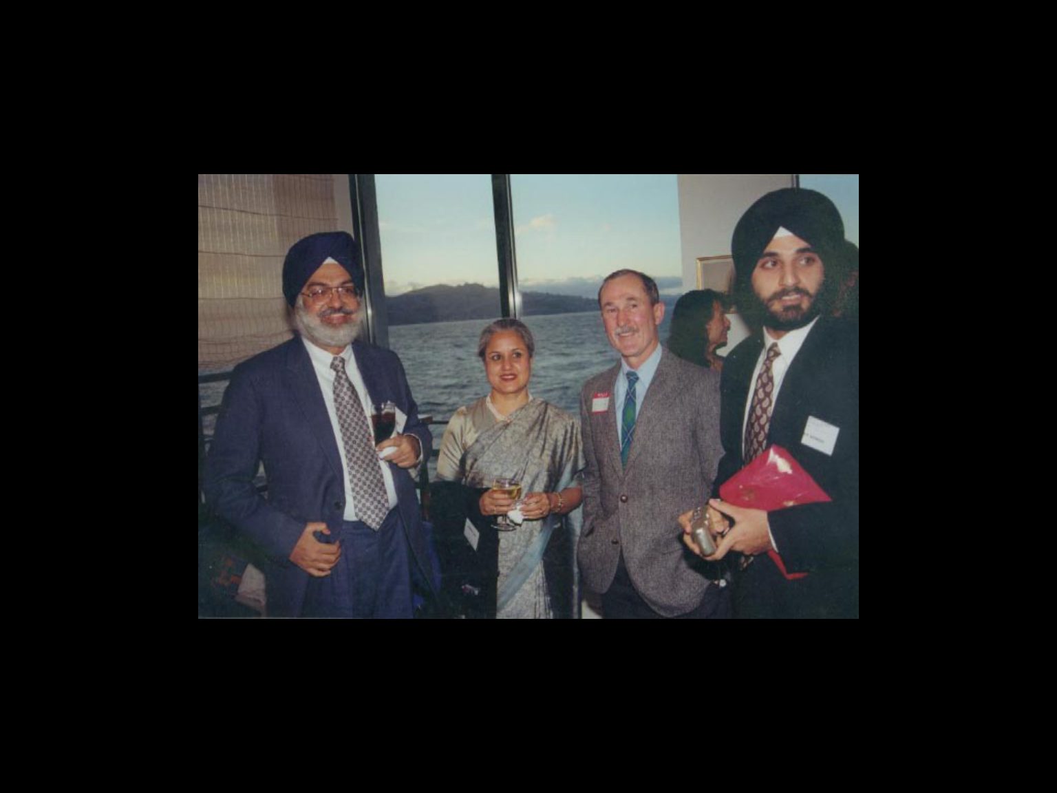 Archival photograph 2 from the 1999, 40th reunion of the Frederick C. Cordes Eye Society., showing Frederick C. Cordes Eye Society members at a reunion or banquet event.