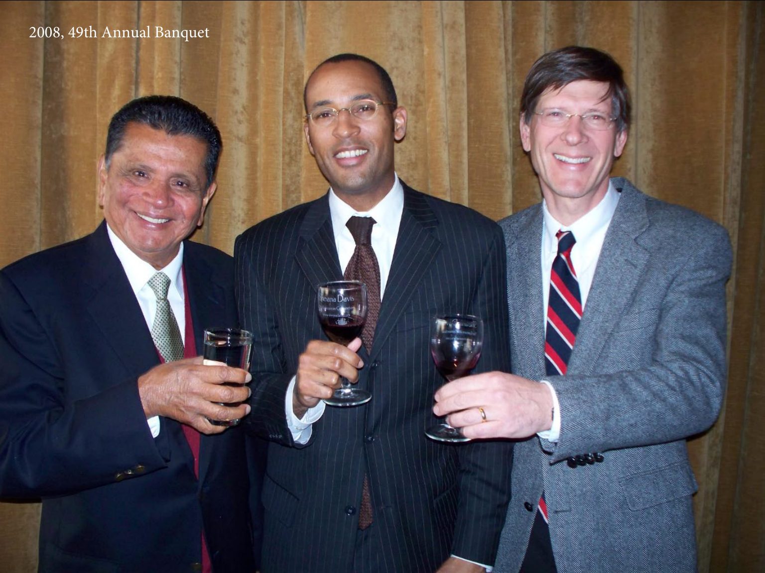 Archival photograph 1 from the 2008, 49th Annual Banquet., showing Frederick C. Cordes Eye Society members at a reunion or banquet event.