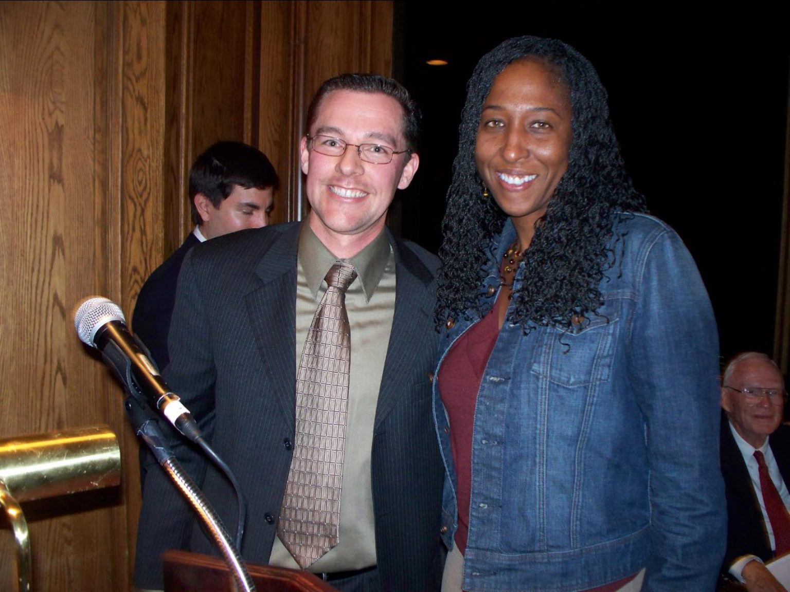 Archival photograph 15 from the 2008, 49th Annual Banquet., showing Frederick C. Cordes Eye Society members at a reunion or banquet event.