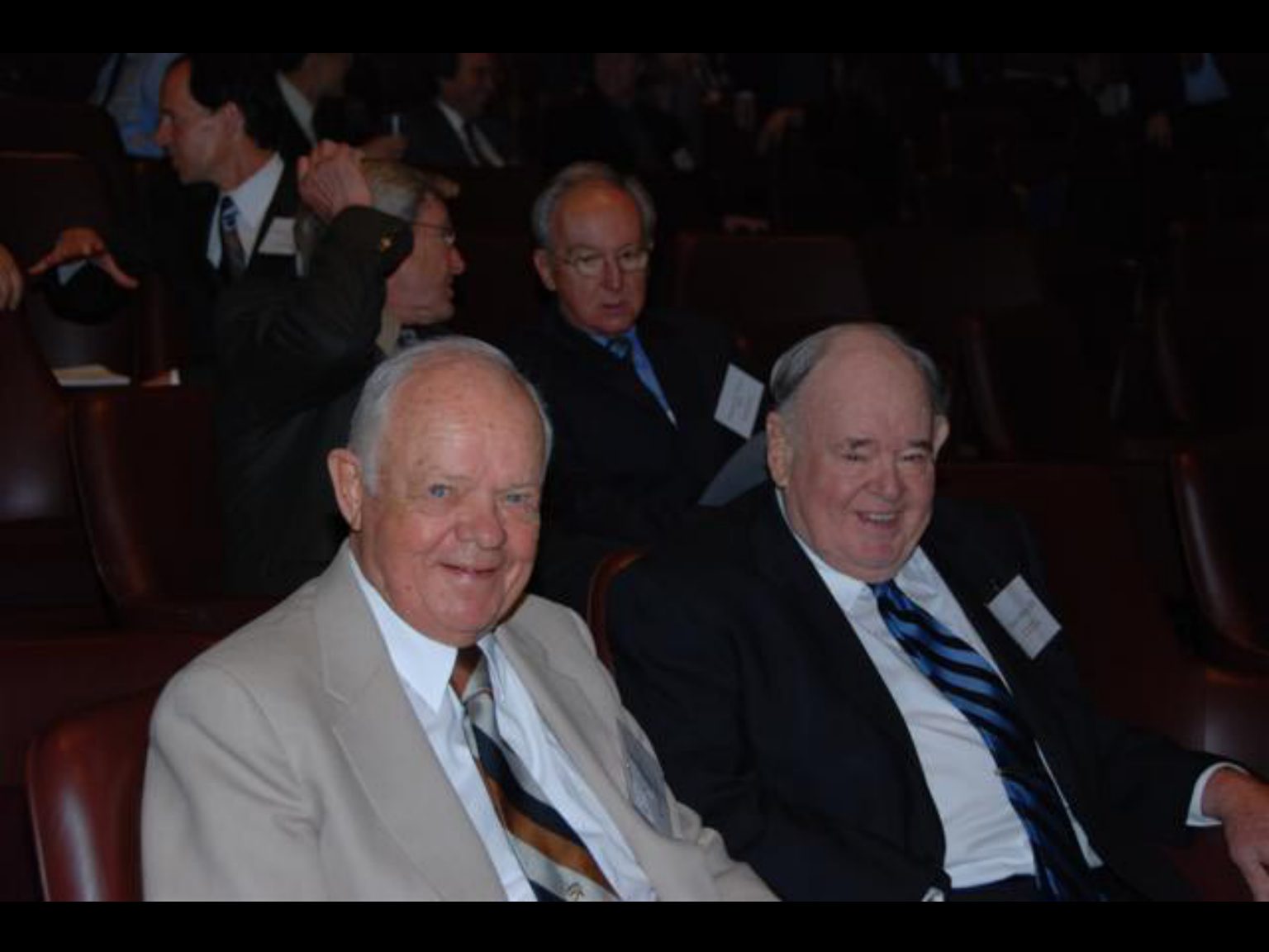 Archival photograph 27 from the 2009, 50th reunion of the Frederick C. Cordes Eye Society, provided by Greer Geiger, M.D., showing Frederick C. Cordes Eye Society members at a reunion or banquet event.