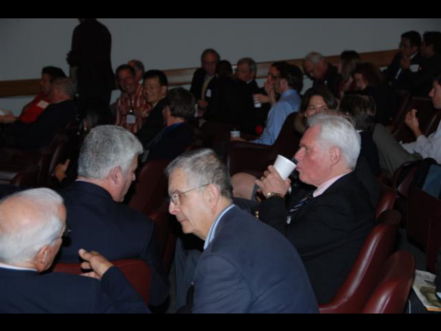 Archival photograph 33 from the 2009, 50th reunion of the Frederick C. Cordes Eye Society, provided by Greer Geiger, M.D., showing Frederick C. Cordes Eye Society members at a reunion or banquet event.