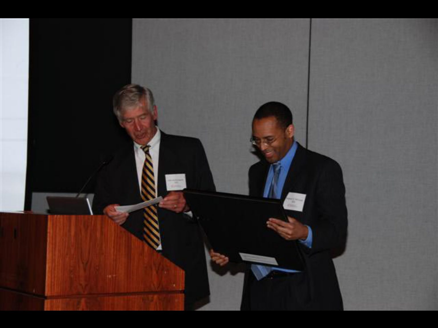 Archival photograph 43 from the 2009, 50th reunion of the Frederick C. Cordes Eye Society, provided by Greer Geiger, M.D., showing Frederick C. Cordes Eye Society members at a reunion or banquet event.