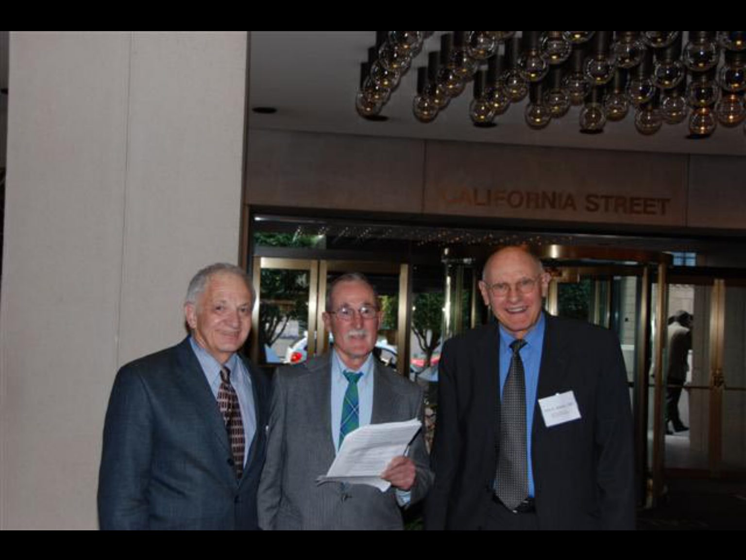 Archival photograph 66 from the 2009, 50th reunion of the Frederick C. Cordes Eye Society, provided by Greer Geiger, M.D., showing Frederick C. Cordes Eye Society members at a reunion or banquet event.
