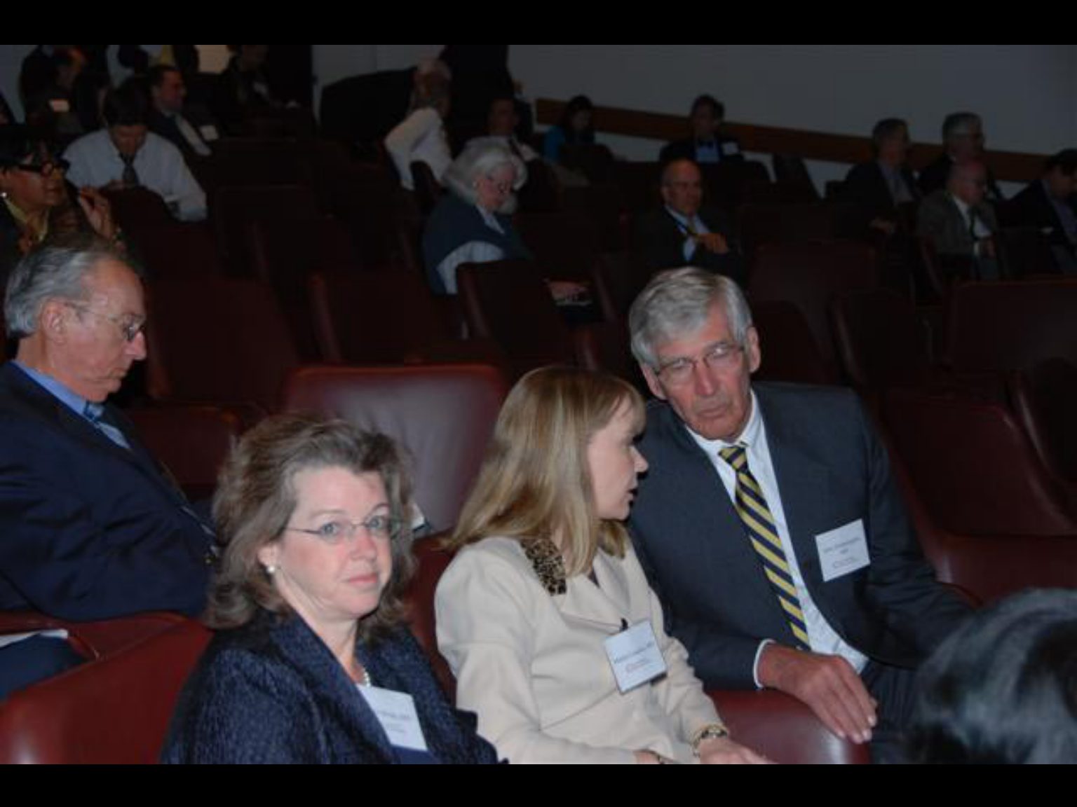 Archival photograph 74 from the 2009, 50th reunion of the Frederick C. Cordes Eye Society, provided by Greer Geiger, M.D., showing Frederick C. Cordes Eye Society members at a reunion or banquet event.