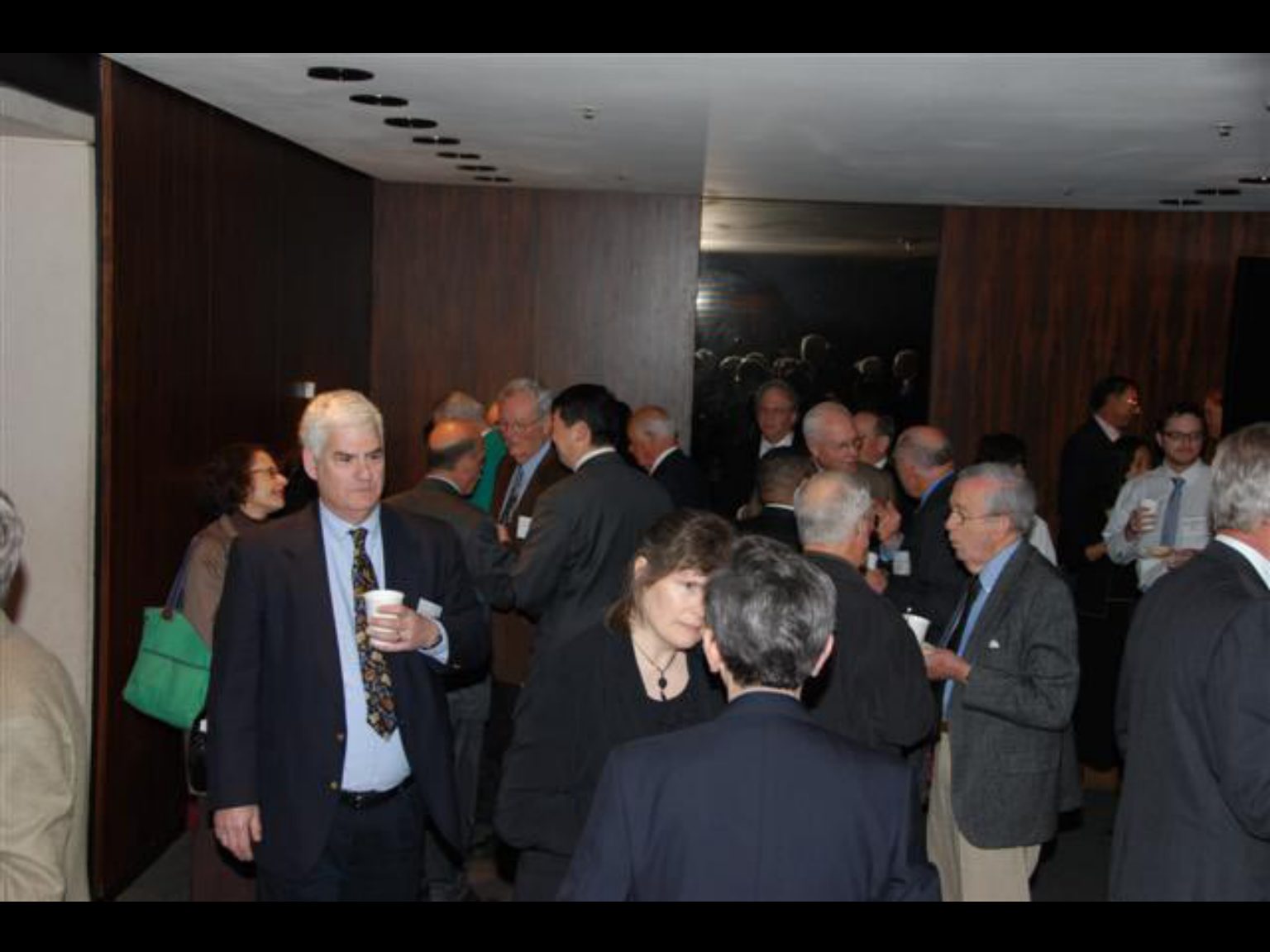 Archival photograph 86 from the 2009, 50th reunion of the Frederick C. Cordes Eye Society, provided by Greer Geiger, M.D., showing Frederick C. Cordes Eye Society members at a reunion or banquet event.