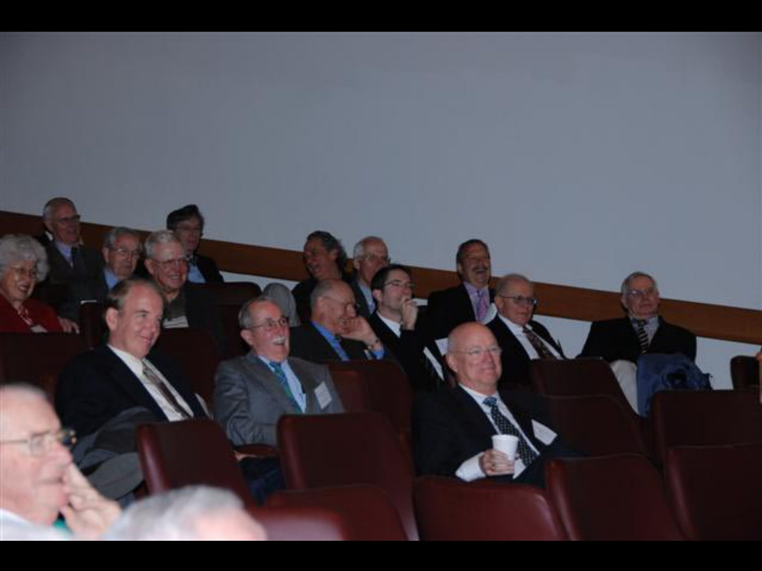 Archival photograph 99 from the 2009, 50th reunion of the Frederick C. Cordes Eye Society, provided by Greer Geiger, M.D., showing Frederick C. Cordes Eye Society members at a reunion or banquet event.