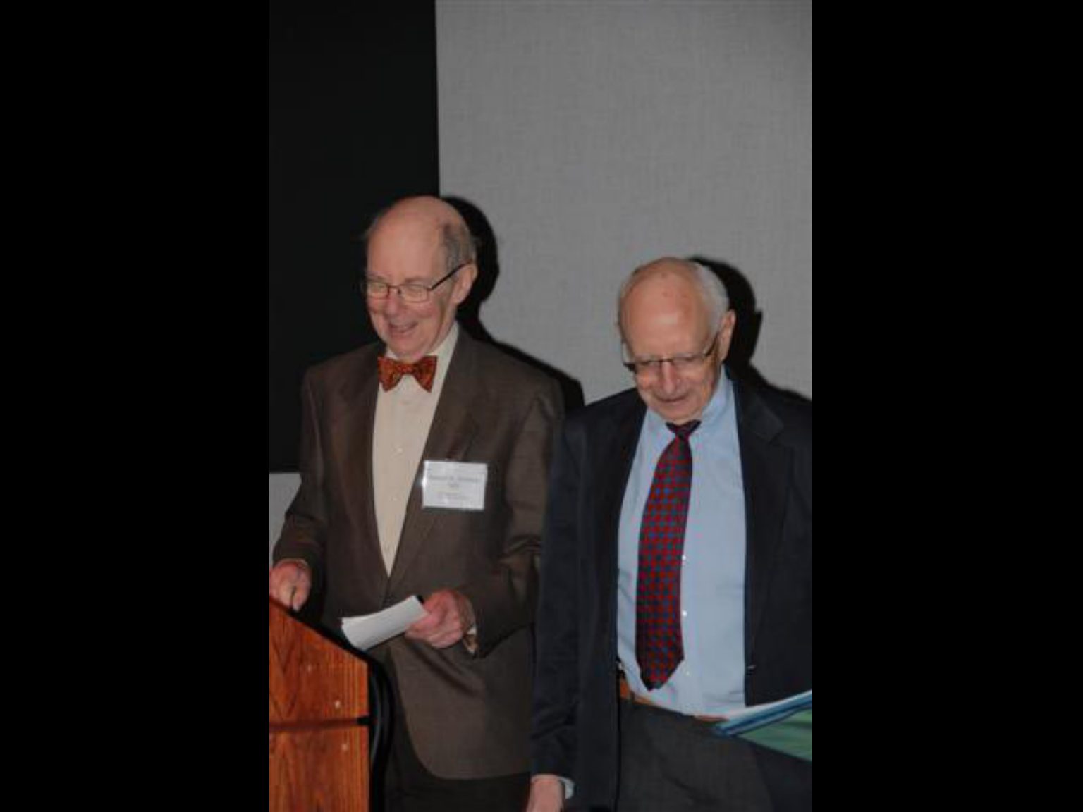 Archival photograph 101 from the 2009, 50th reunion of the Frederick C. Cordes Eye Society, provided by Greer Geiger, M.D., showing Frederick C. Cordes Eye Society members at a reunion or banquet event.