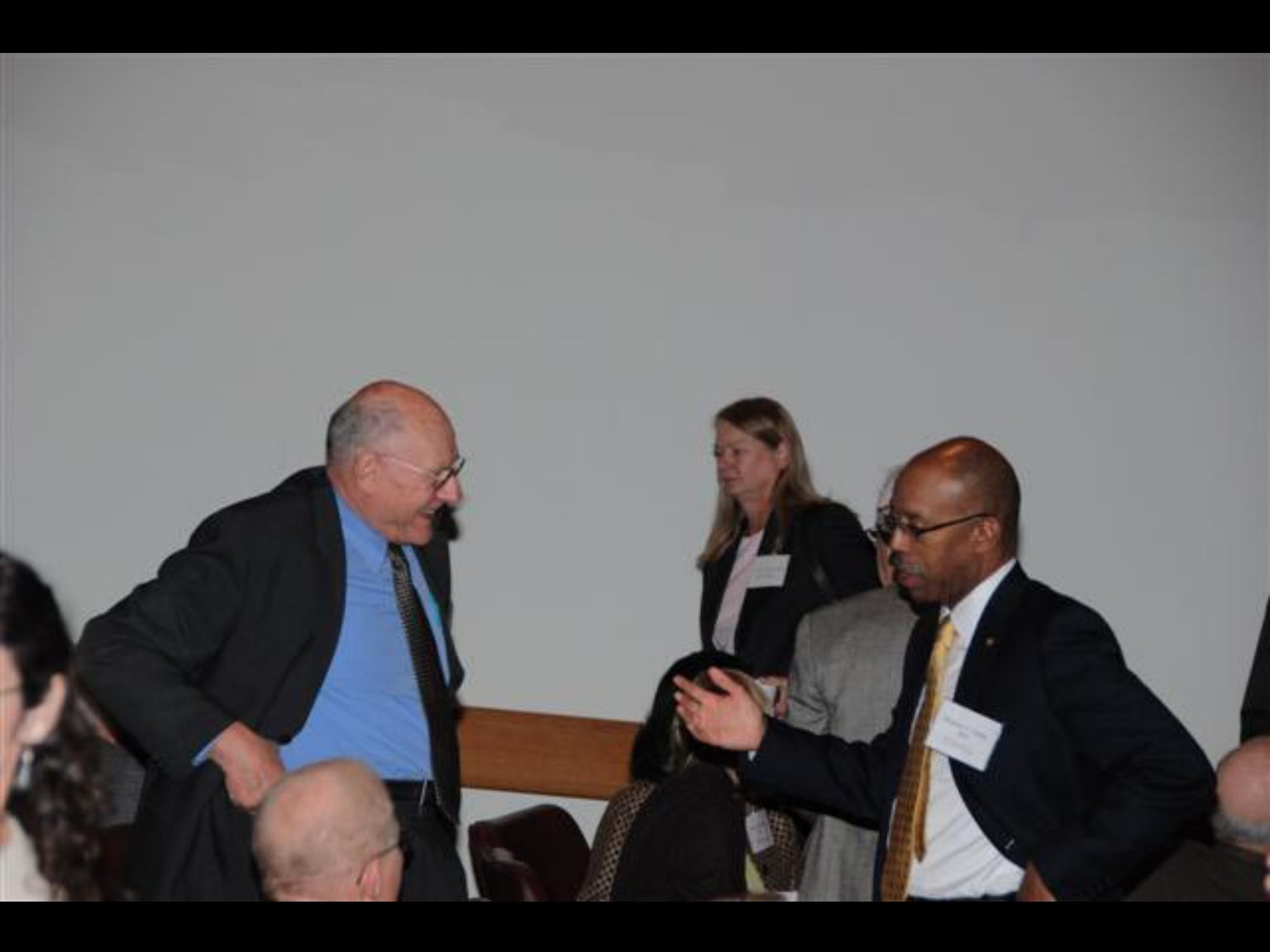 Archival photograph 8 from the (part two) from the 2009, 50th reunion of the Frederick C. Cordes Eye Society provided by Greer Geiger, M.D., showing Frederick C. Cordes Eye Society members at a reunion or banquet event.