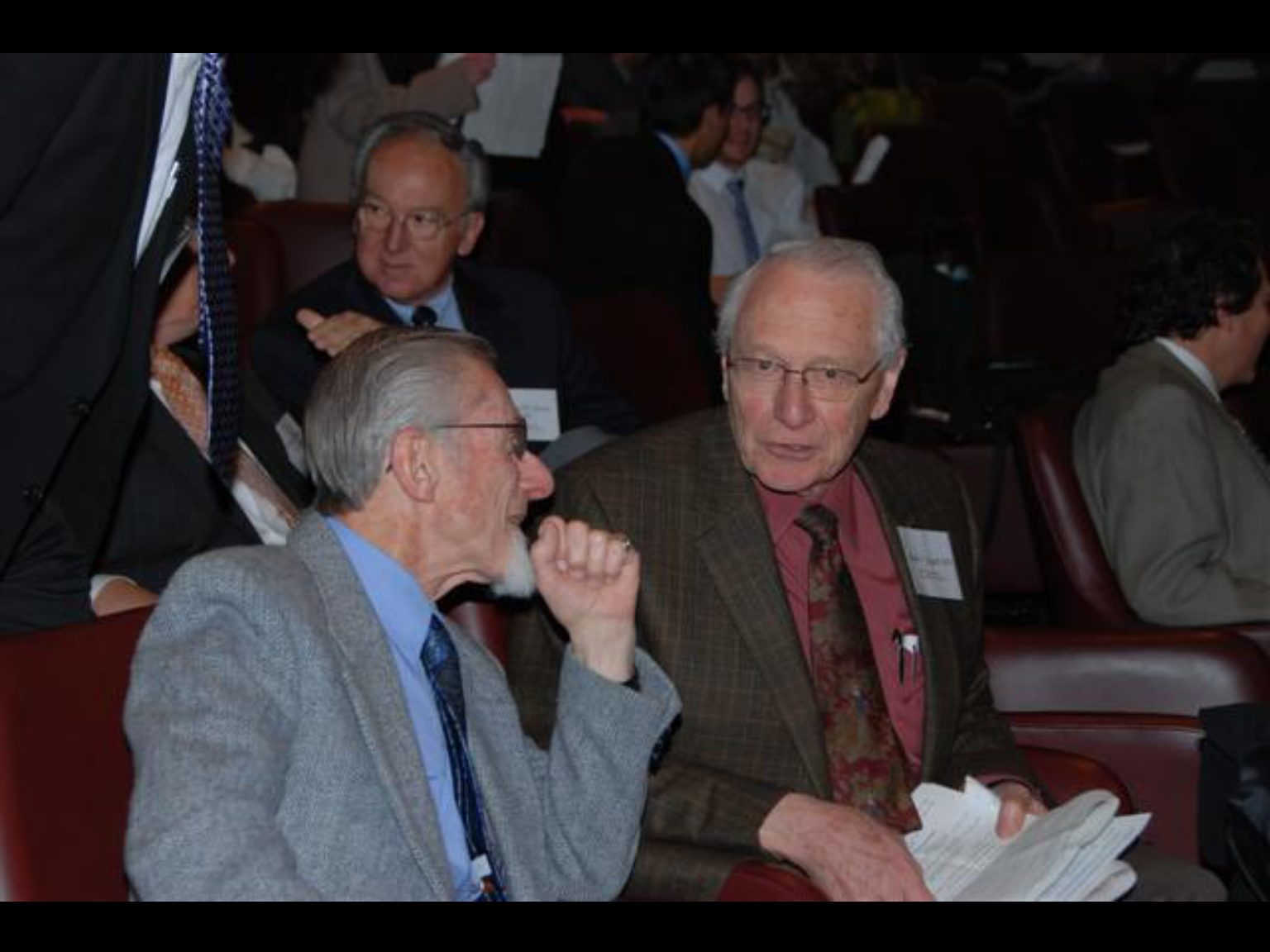 Archival photograph 21 from the (part two) from the 2009, 50th reunion of the Frederick C. Cordes Eye Society provided by Greer Geiger, M.D., showing Frederick C. Cordes Eye Society members at a reunion or banquet event.