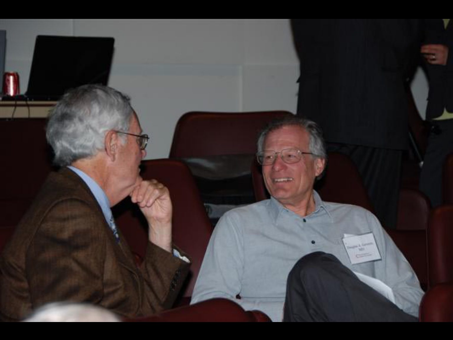 Archival photograph 49 from the (part two) from the 2009, 50th reunion of the Frederick C. Cordes Eye Society provided by Greer Geiger, M.D., showing Frederick C. Cordes Eye Society members at a reunion or banquet event.
