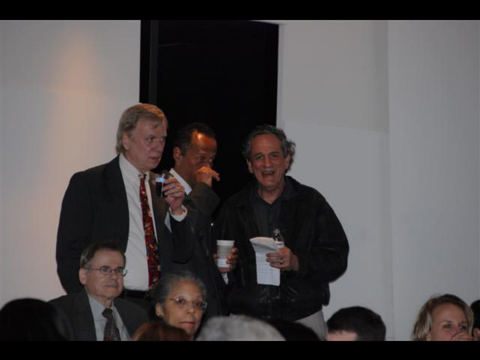Archival photograph 52 from the (part two) from the 2009, 50th reunion of the Frederick C. Cordes Eye Society provided by Greer Geiger, M.D., showing Frederick C. Cordes Eye Society members at a reunion or banquet event.