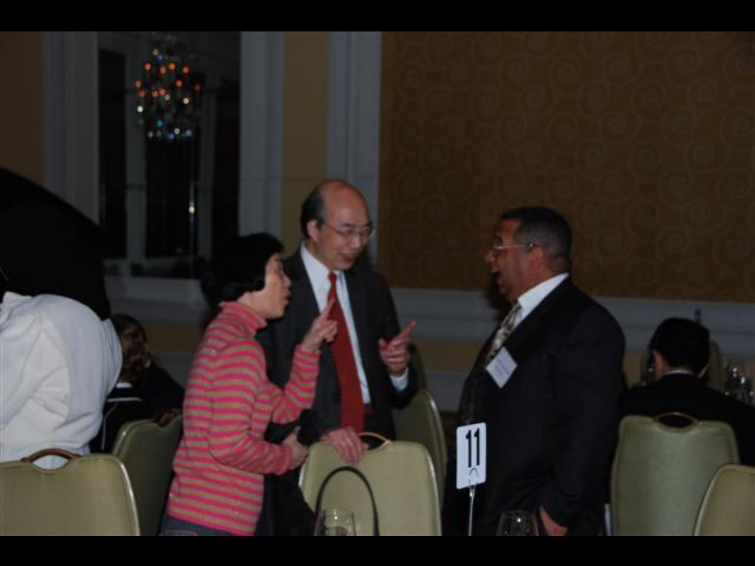 Archival photograph 67 from the (part two) from the 2009, 50th reunion of the Frederick C. Cordes Eye Society provided by Greer Geiger, M.D., showing Frederick C. Cordes Eye Society members at a reunion or banquet event.