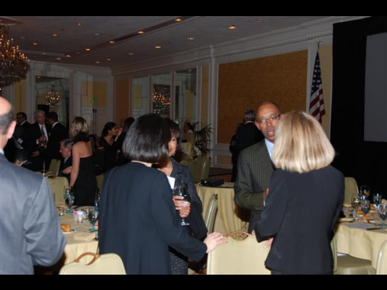 Archival photograph 78 from the (part two) from the 2009, 50th reunion of the Frederick C. Cordes Eye Society provided by Greer Geiger, M.D., showing Frederick C. Cordes Eye Society members at a reunion or banquet event.