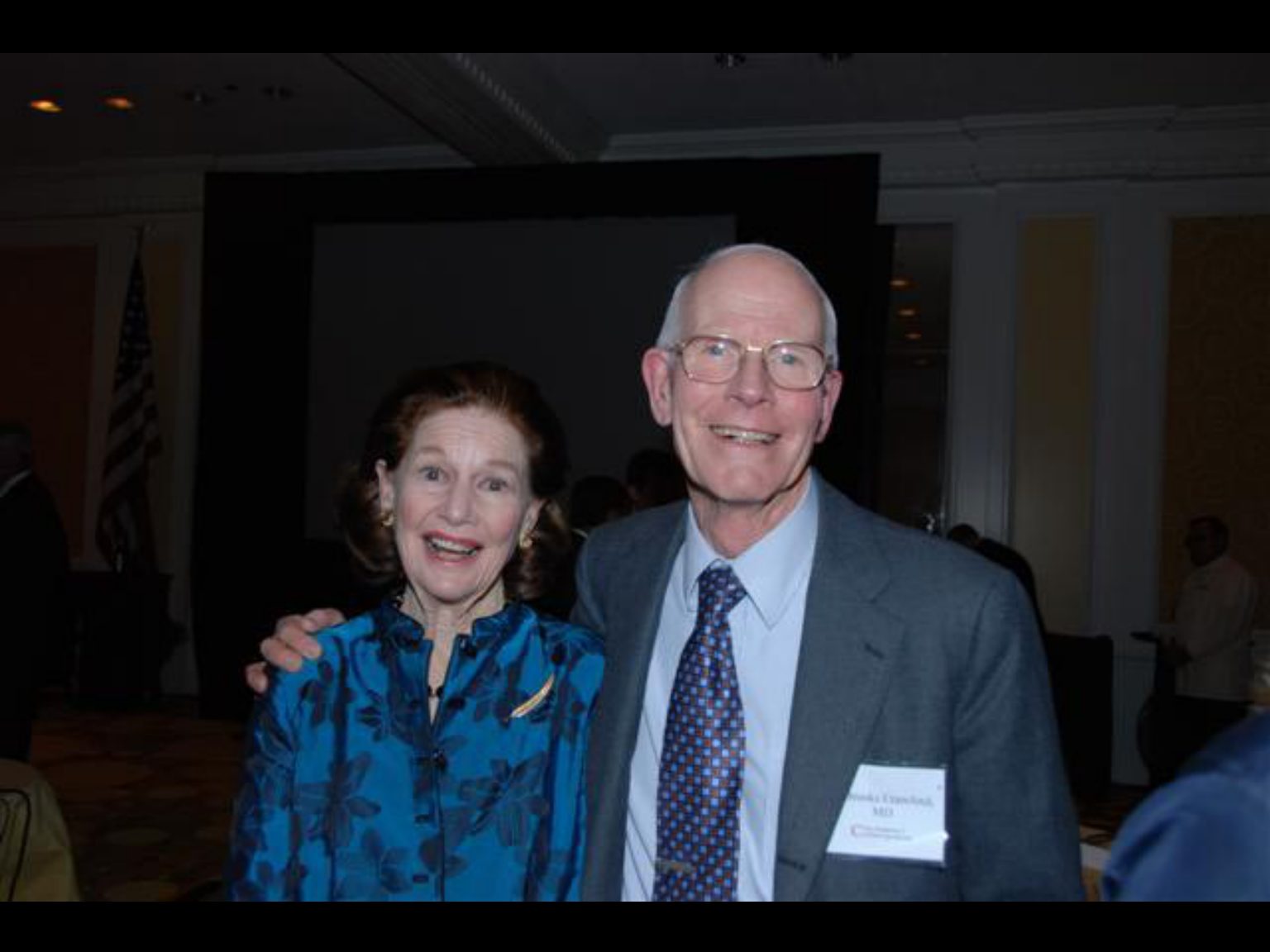 Archival photograph 81 from the (part two) from the 2009, 50th reunion of the Frederick C. Cordes Eye Society provided by Greer Geiger, M.D., showing Frederick C. Cordes Eye Society members at a reunion or banquet event.