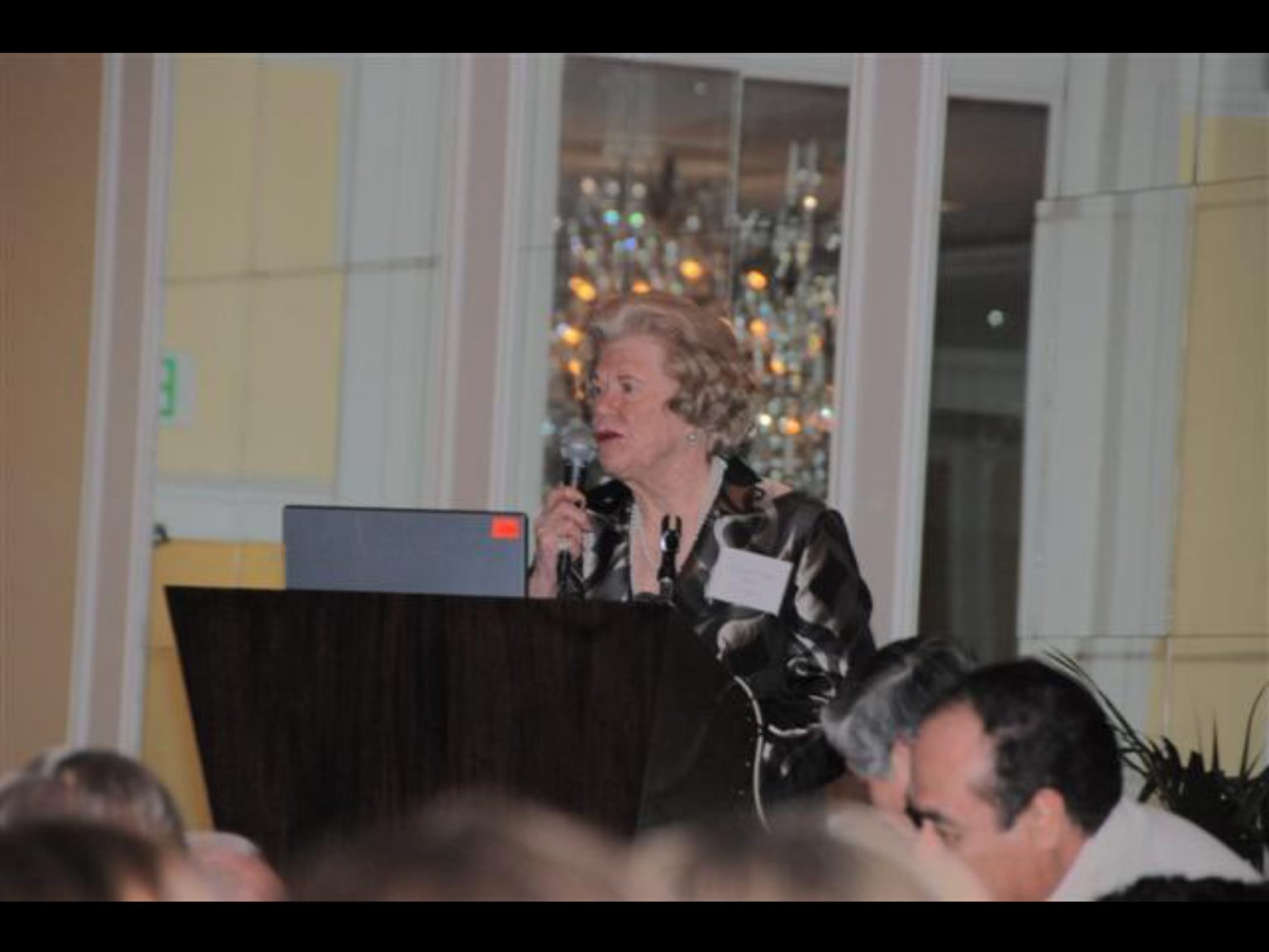 Archival photograph 89 from the (part two) from the 2009, 50th reunion of the Frederick C. Cordes Eye Society provided by Greer Geiger, M.D., showing Frederick C. Cordes Eye Society members at a reunion or banquet event.